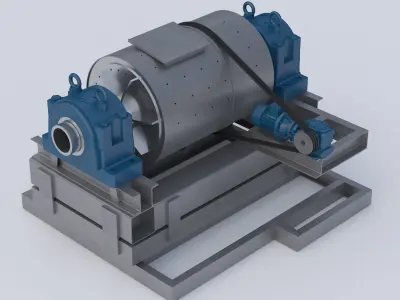ball mill 3D model