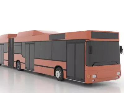MAN A18 NG232 CNG Low Low-poly 3D model