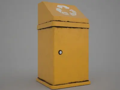 Garbage Can 3D model buy
