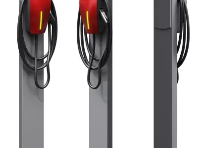 TESLA Wall Connector 3D model