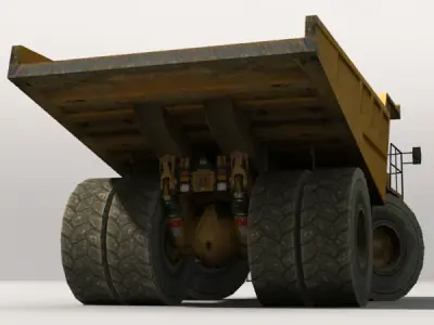 Dumper Truck Low-poly 3D model