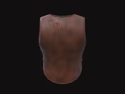 Medieval Leather Armor V01 Low-poly 3D model