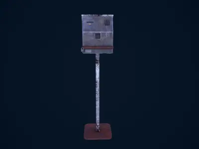 Electric Box Low-poly 3D model get