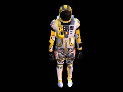 Astronaut Spacesuit Belgium 3D model