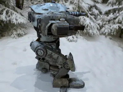 Hurricane heavy mecha 3D model