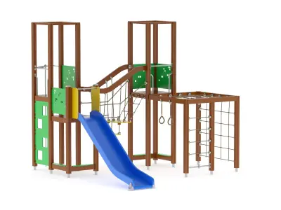 Lappset Activity Tower 12 Free 3D model