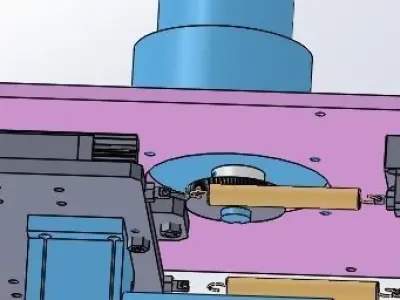 Vibration polishing module 3D model