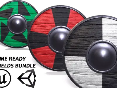 Shields bundle 3D Model Pack