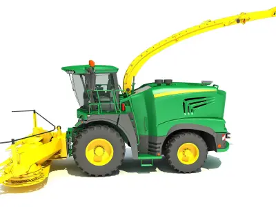 Combine Harvester 2020 3D model purchase