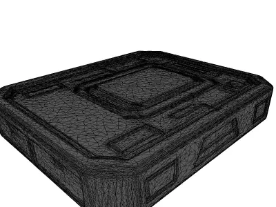 SciFi Data Pad Holographic Display 3D model
