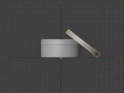 Cream Bottle Container Free 3D model