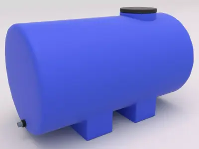 Water Storage Tank 01 3D model