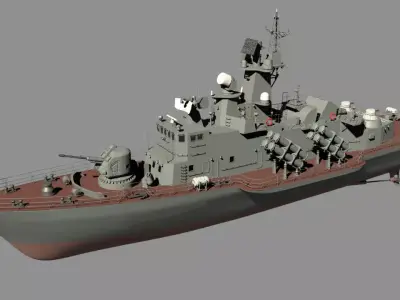 Molniya Battleship 3D model