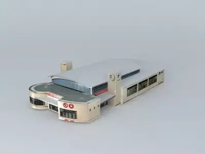 Renfe station San Fernando Centro Free 3D model
