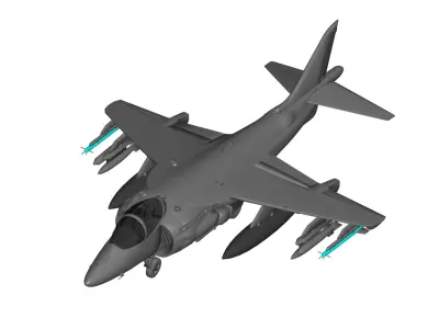 McDonnell Douglas AV-8B Harrier II 3D model