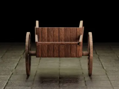 Two wheeler 3D model