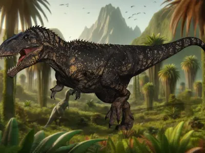 Predator Dinosaur Jurassic Giant TRex 3D Model Dino  Low-poly 3D model