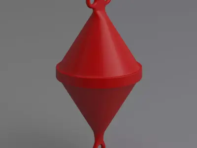 Sea Buoy 01 Red 3D model