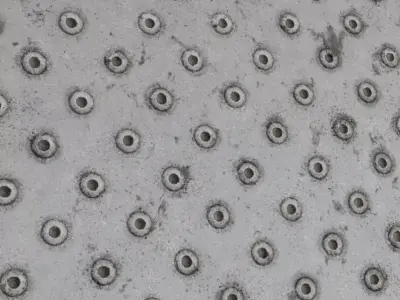 Industrial Metal Treadplate Studs PBR Seamless Texture