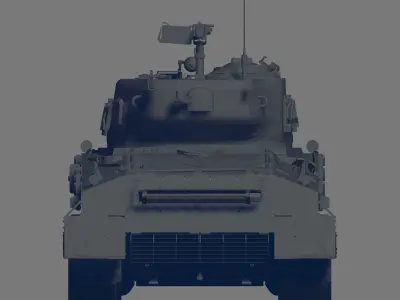 M4A3 76 W 3D model