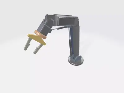 industrial robot arm  3D model purchase