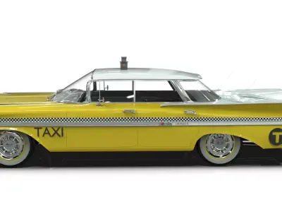 1959 Chevrolet Impala Taxi 3D model