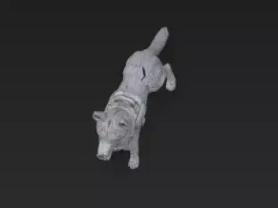 Rescue Dog 3D Model 3D print model