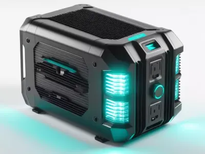 Futuristic Portable Power Station 3D model