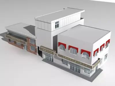 Office Building 3D model 295