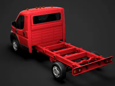 Ram Promaster Chassis Truck Single Cab 3450 WB 2020 3D model