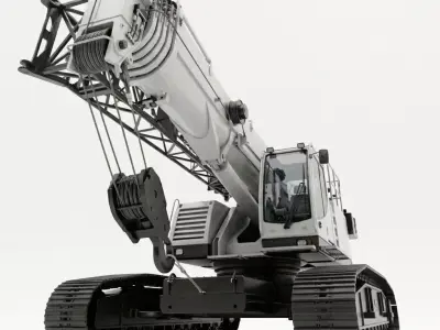 Military M151 Utility Truck Low-poly 3D model