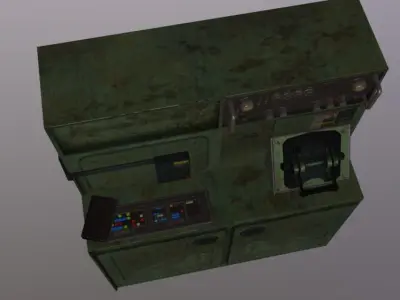 TransportHubConsole Low-poly 3D model