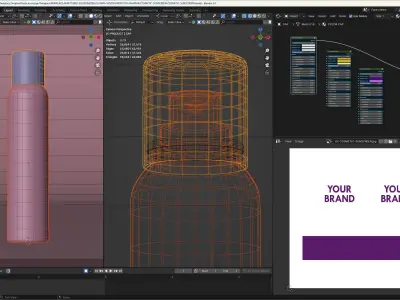 Product Cosmetic Sunscreen 3D model