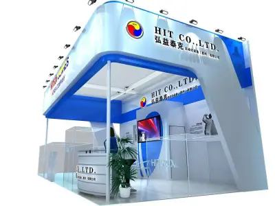 Exhibition - Area - 9X5-3DMAX2011-018 3D model