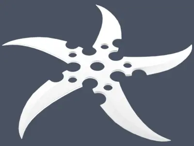 Ninja Shuriken 3D model