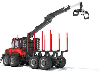 Forestry Forwarder 3D model