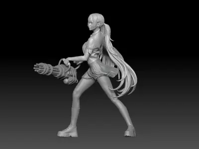 APOCALYPSE MAD GUNSLINGER JAPAN SCHOOL 3D print model