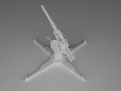 Antiaircraft model 3D print model