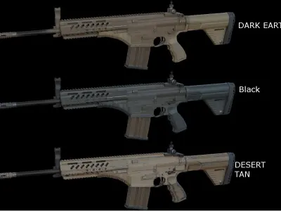 MPT-76 Battle Package Low-poly 3D model
