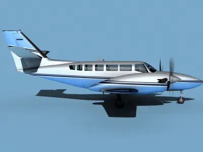 Cessna F406 Caravan II V12 3D model