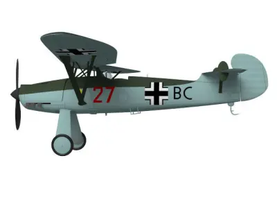 Focke-Wulf fw 56 stosser 3D model