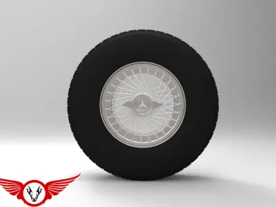 Classic Ring of Mercedes Benz Free 3D model