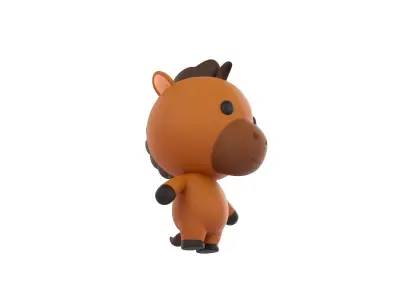 Character033 Horse 3D model