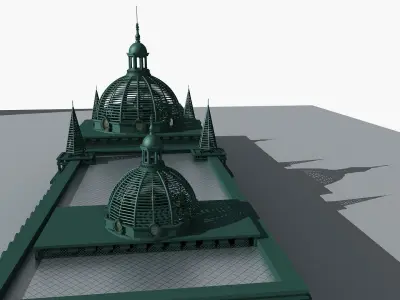 Old f-ashioned Station 3D model