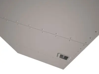 Steel door 3D model purchase