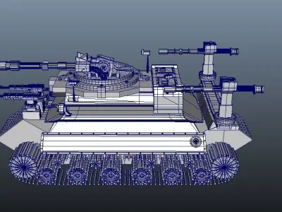 Tank war 3D model