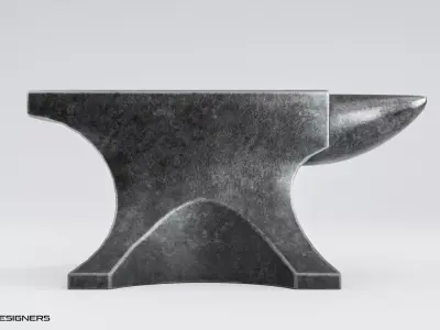 Medieval Anvil - Blacksmith Anvil Low-poly 3D model