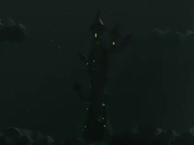Fantasy Tower 3D model