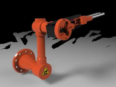 Welder arm Free 3D model