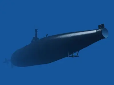 Isaac Peral sub model 3D model